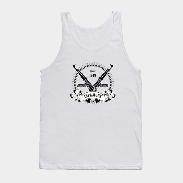 Infamous AK-47 Tank Top by Dreamteebox